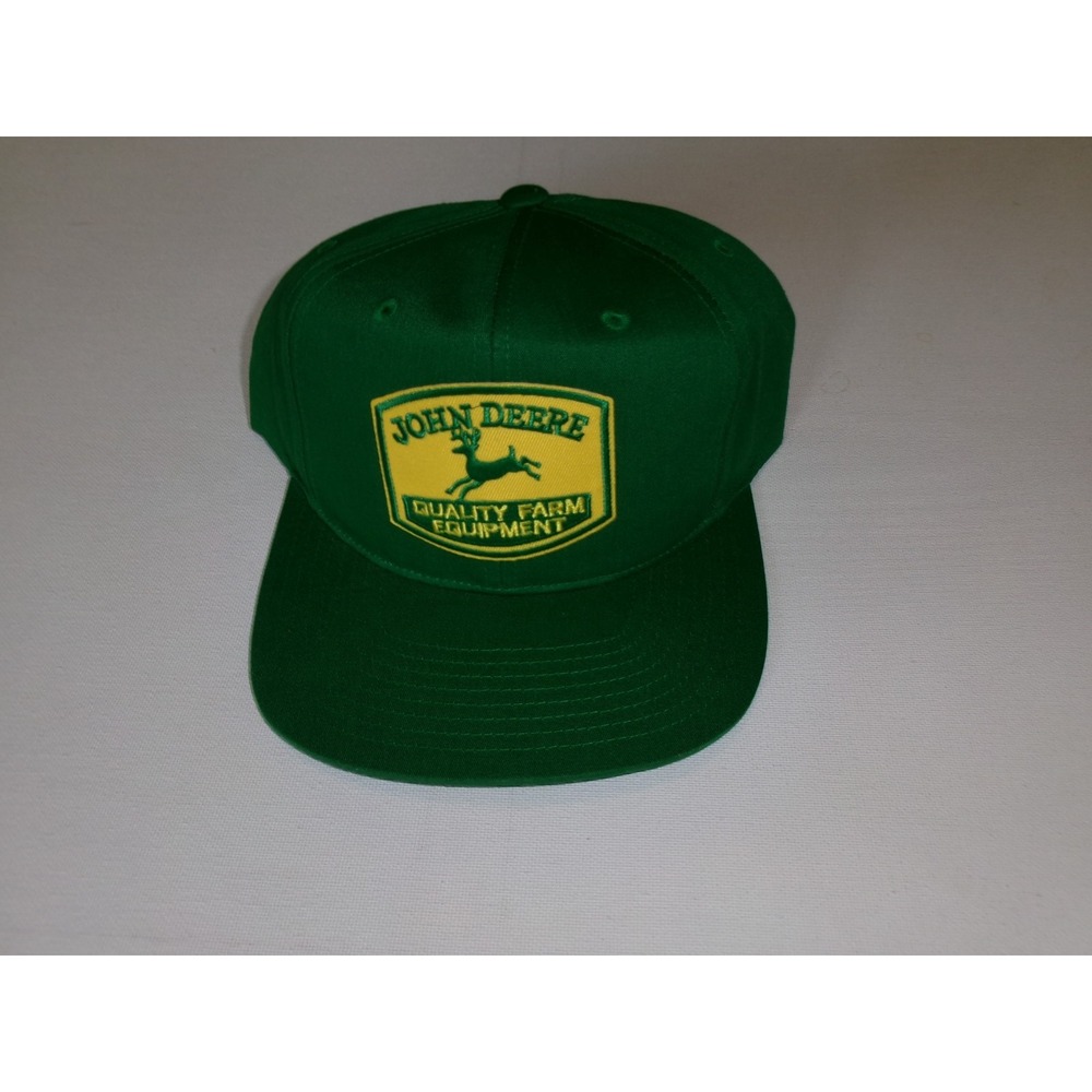 DEERE TRACTOR FARM FARMING SNAPBACK BEACH GOLF Y2K 00S HAT CAP VINTAGE R3